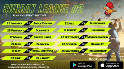 2024 Sunday League2 - Calendar